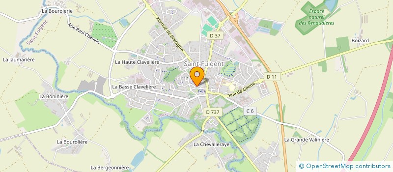 localisation de l'entreprise BODY CAILLAUD MULLOT à SAINT-FULGENT