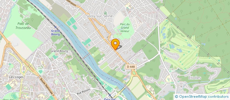 localisation de l'entreprise BODY CARE à SOISY-SUR-SEINE