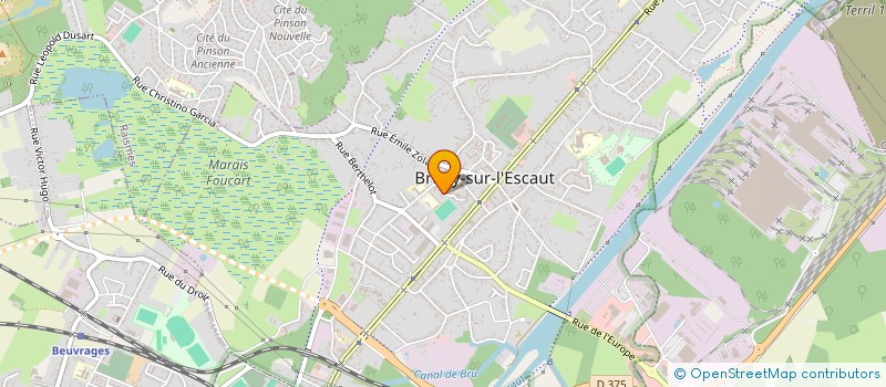localisation de l'entreprise BODY DANCE à BRUAY-SUR-L'ESCAUT