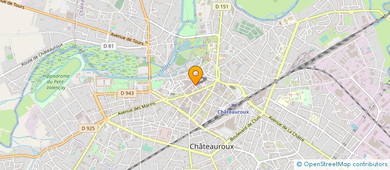 localisation de l'entreprise BODY ' EPIL à CHATEAUROUX