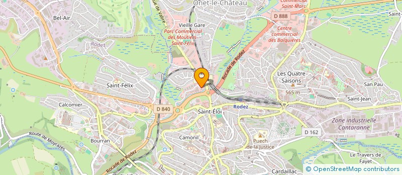 localisation de l'entreprise BODY FIT  RODEZ