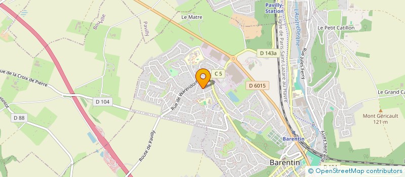 localisation de l'entreprise BODY FIT'N KOMBAT  BARENTIN