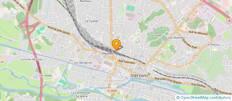localisation de l'entreprise BODY FITNESS à VIERZON
