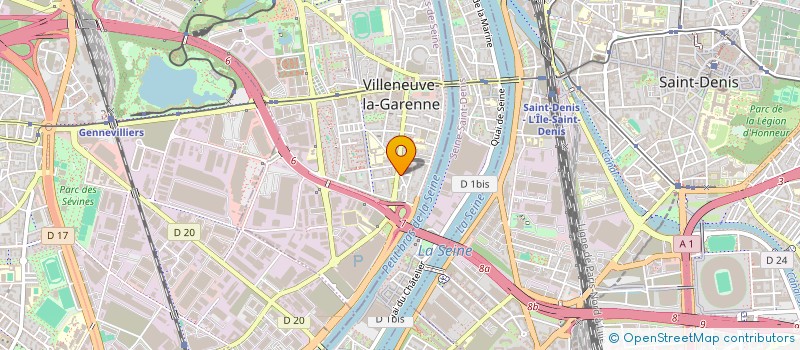 localisation de l'entreprise BODY FITNESS à VILLENEUVE-LA-GARENNE