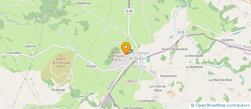 localisation de l'entreprise BODY FITNESS CLASS à SAINT-SANTIN-DE-MAURS
