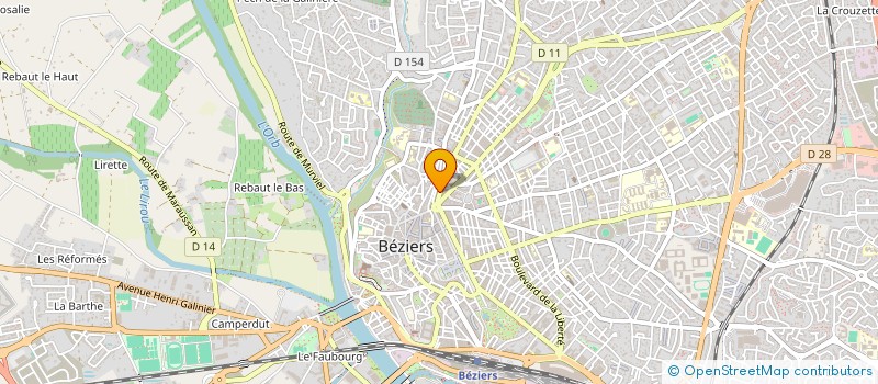 localisation de l'entreprise BODY FLEX à BEZIERS