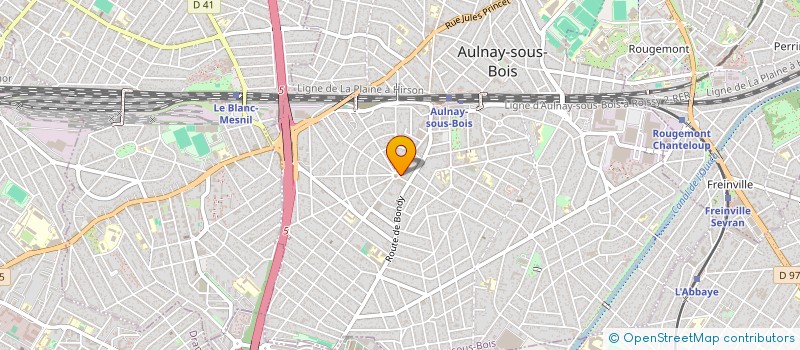 localisation de l'entreprise BODY INDUSTRY HOLDING à AULNAY-SOUS-BOIS