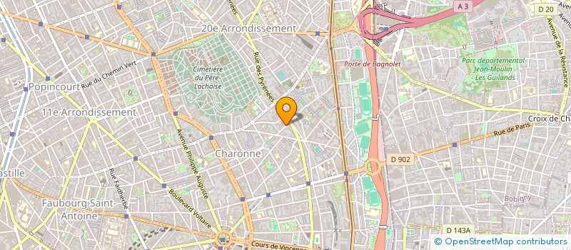localisation de l'entreprise BODY ISLAND à PARIS