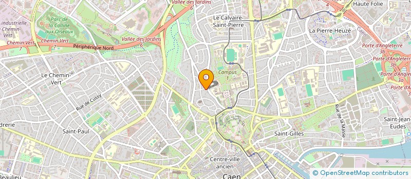 localisation de l'entreprise BODY-LUCE à CAEN