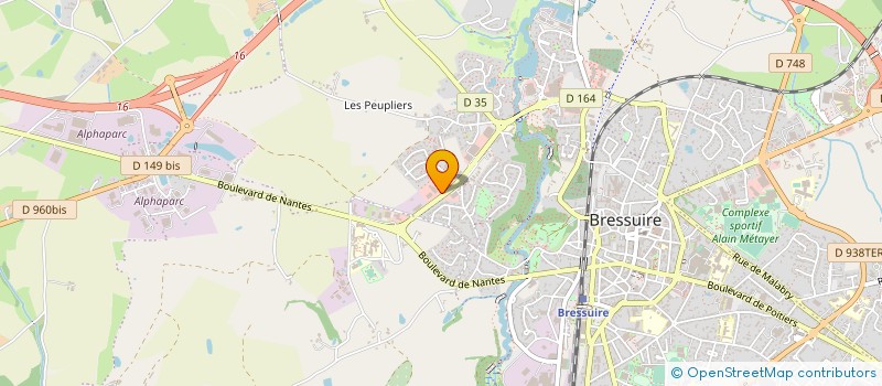 localisation de l'entreprise BODY MENUISERIE à BRESSUIRE