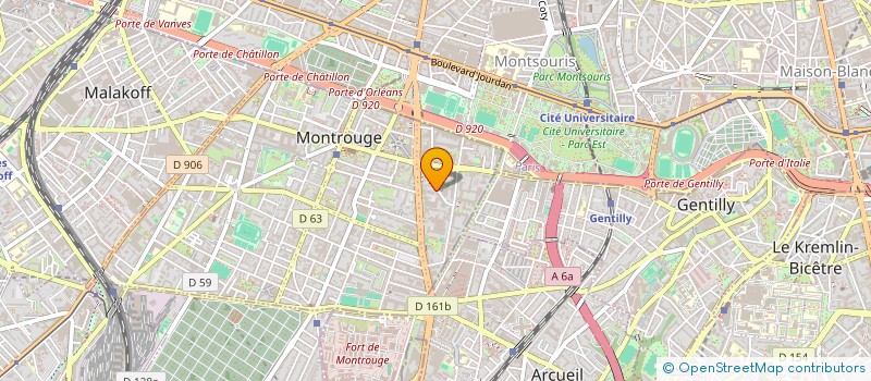 localisation de l'entreprise BODY OM  MONTROUGE