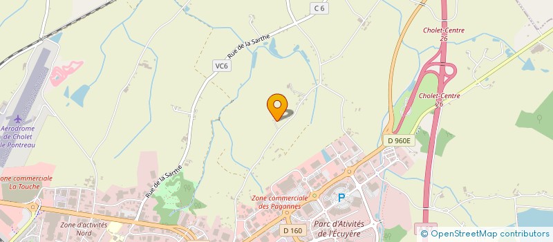 localisation de l'entreprise BODY PAYSAGE à CHOLET