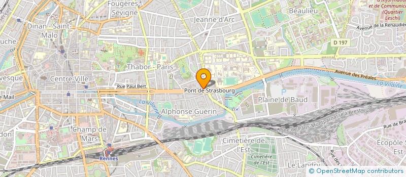 localisation de l'entreprise BODY PERFECT à RENNES