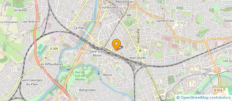 localisation de l'entreprise BODY PLUS à LE MANS