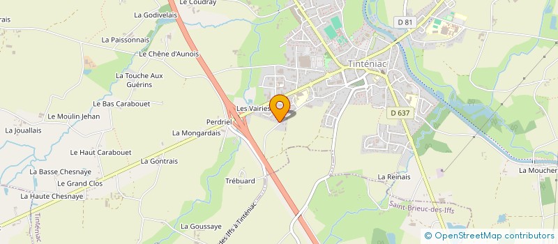 localisation de l'entreprise BODY PROTEINES à TINTENIAC