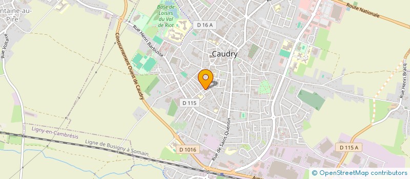 localisation de l'entreprise BODY'S GYM AND SPA à CAUDRY