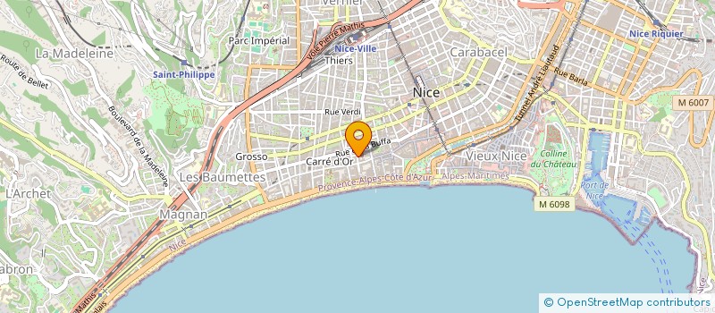 localisation de l'entreprise BODY'S POWER à NICE
