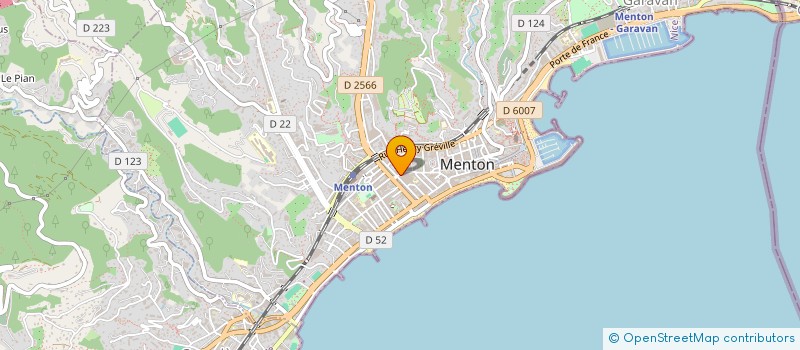 localisation de l'entreprise BODY SCULPT à MENTON