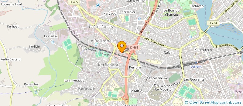 localisation de l'entreprise BODY SCULPT  LORIENT