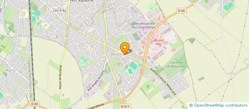 localisation de l'entreprise BODY SCULTE  BEAURAINS