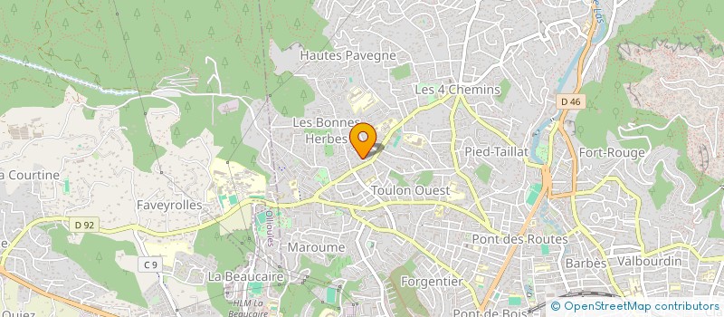 localisation de l'entreprise BODY-SHAPE à TOULON