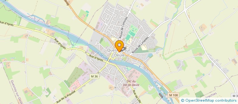 localisation de l'entreprise BODY SPACE  QUESNOY-SUR-DEULE