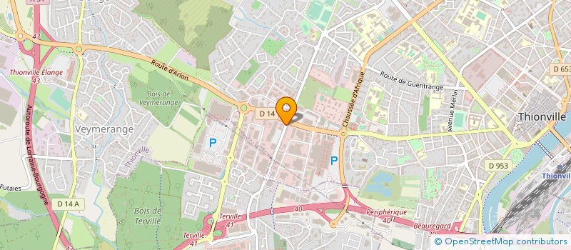 localisation de l'entreprise BODY SPIRIT  THIONVILLE