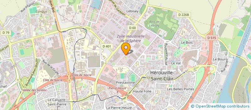 localisation de l'entreprise BODYCAP à HEROUVILLE-SAINT-CLAIR