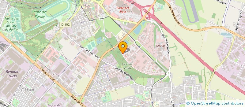 localisation de l'entreprise BODYCOTE LYON SNC  SAINT-PRIEST