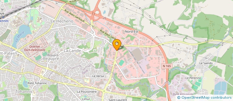 localisation de l'entreprise BODYFAMILIES à VANNES