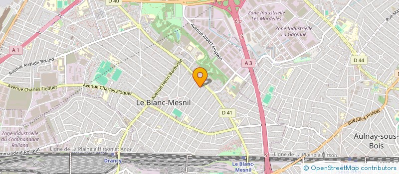localisation de l'entreprise BODYFORMA à LE BLANC-MESNIL