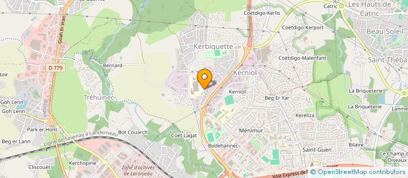 localisation de l'entreprise BODYGLASS SOLUTIONS à VANNES