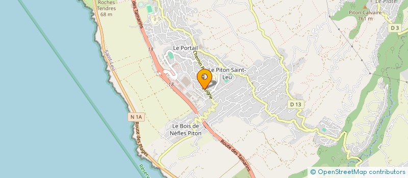 localisation de l'entreprise BODYGUARD à SAINT-LEU
