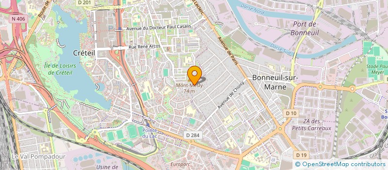 localisation de l'entreprise BODYGUARD SECURITY à CRETEIL