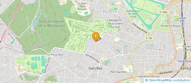 localisation de l'entreprise BODYGUARDINVEST à GARCHES