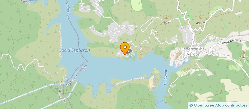 localisation de l'entreprise BODYM  ESPARRON-DE-VERDON