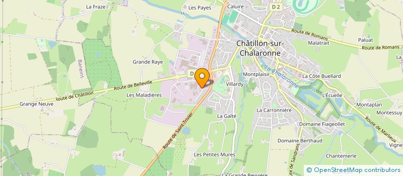 localisation de l'entreprise BODYNAMIC à CHATILLON-SUR-CHALARONNE