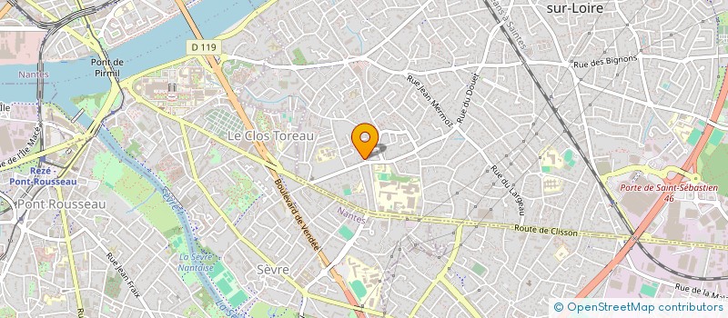 localisation de l'entreprise BODYSANTE à SAINT-SEBASTIEN-SUR-LOIRE