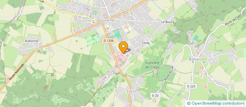 localisation de l'entreprise BODYSELECT à DOUVAINE