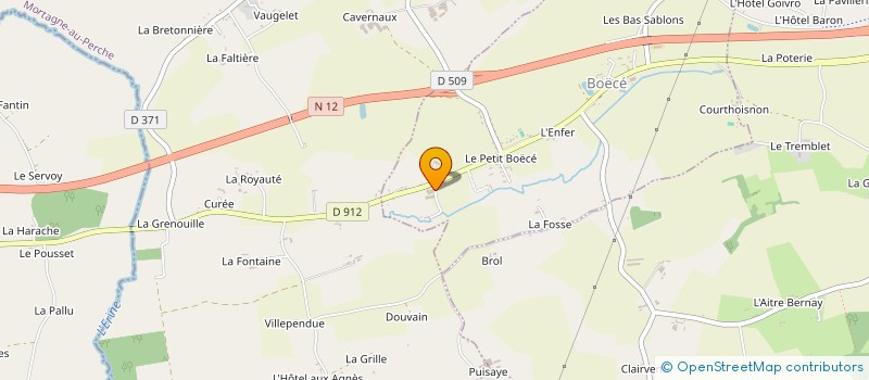 localisation de l'entreprise BOECE-MATERIAUX  BOECE