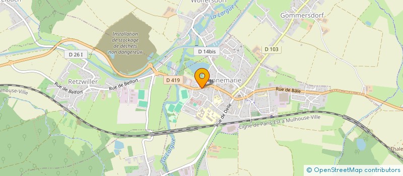 localisation de l'entreprise BOECHE FRANCO  MONTREUX-VIEUX