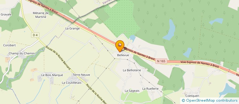 localisation de l'entreprise BOEFFARD à MISSILLAC