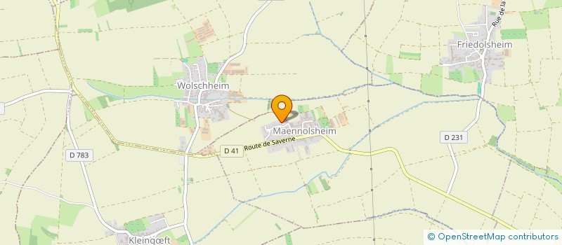 localisation de l'entreprise BOEHLER OCST  MAENNOLSHEIM