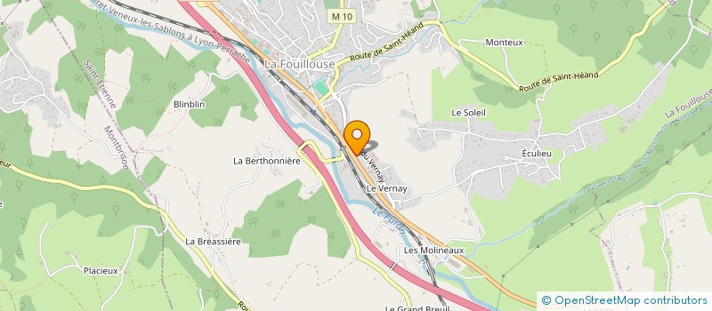 localisation de l'entreprise BOEHM à LA FOUILLOUSE