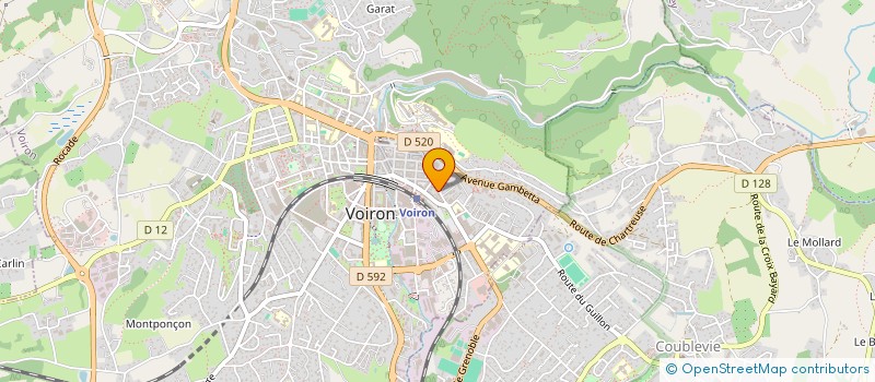 localisation de l'entreprise BOELEC38 à VOIRON