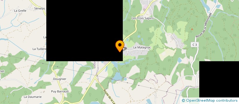localisation de l'entreprise BOELTE à COMPREIGNAC