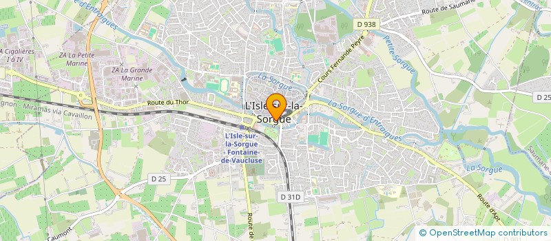 localisation de l'entreprise BOEM 23  L'ISLE-SUR-LA-SORGUE