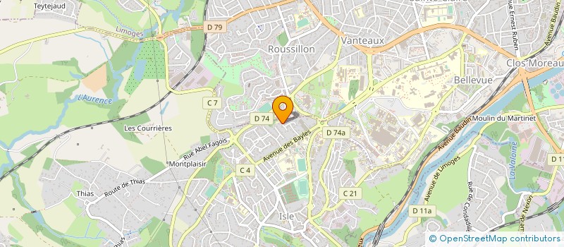 localisation de l'entreprise BOEMC à ISLE