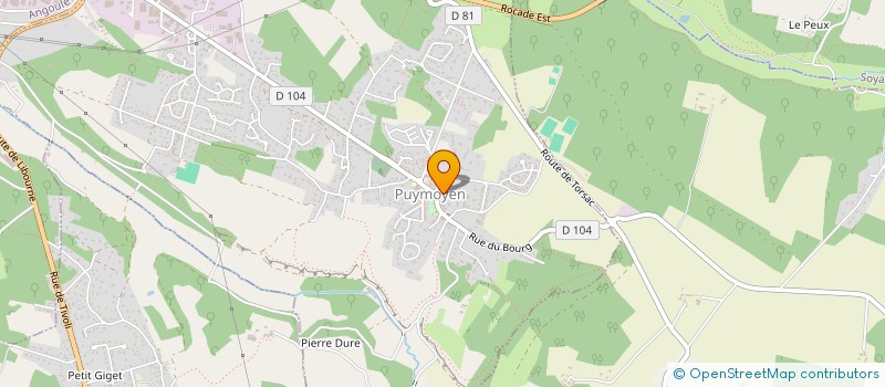 localisation de l'entreprise BOEME CHARRAUD EMPLOI à VOEUIL-ET-GIGET