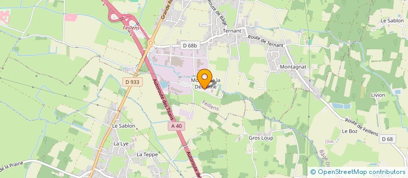 localisation de l'entreprise BOEMMA  FEILLENS